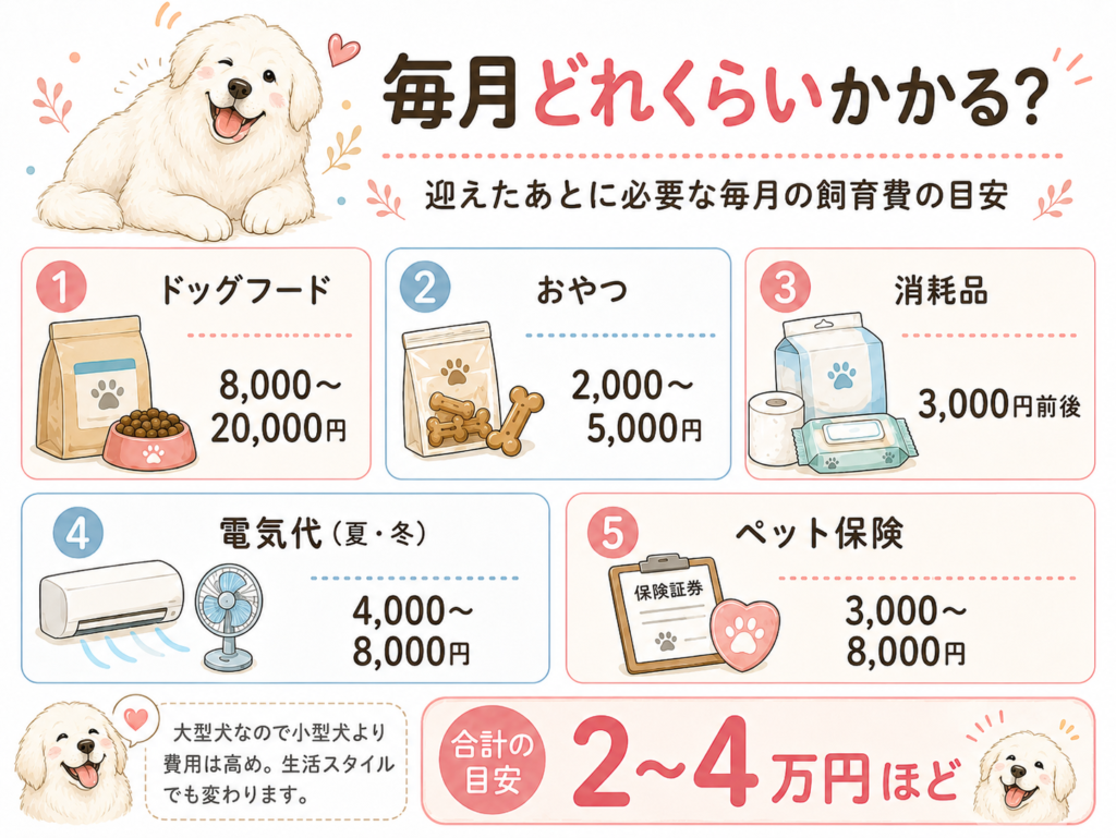 毎月の費用