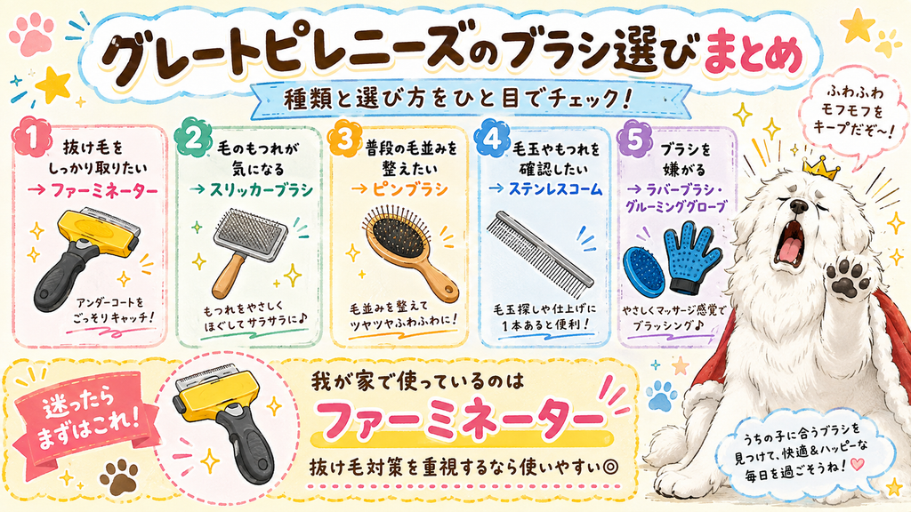 ブラシ選びまとめ