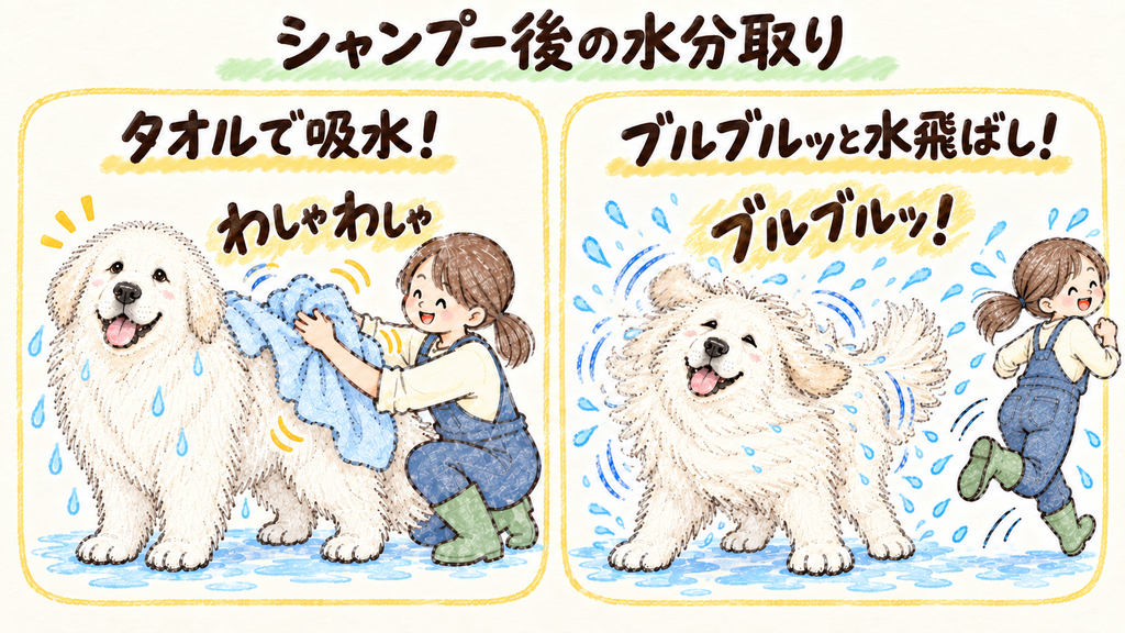 吸水タオル