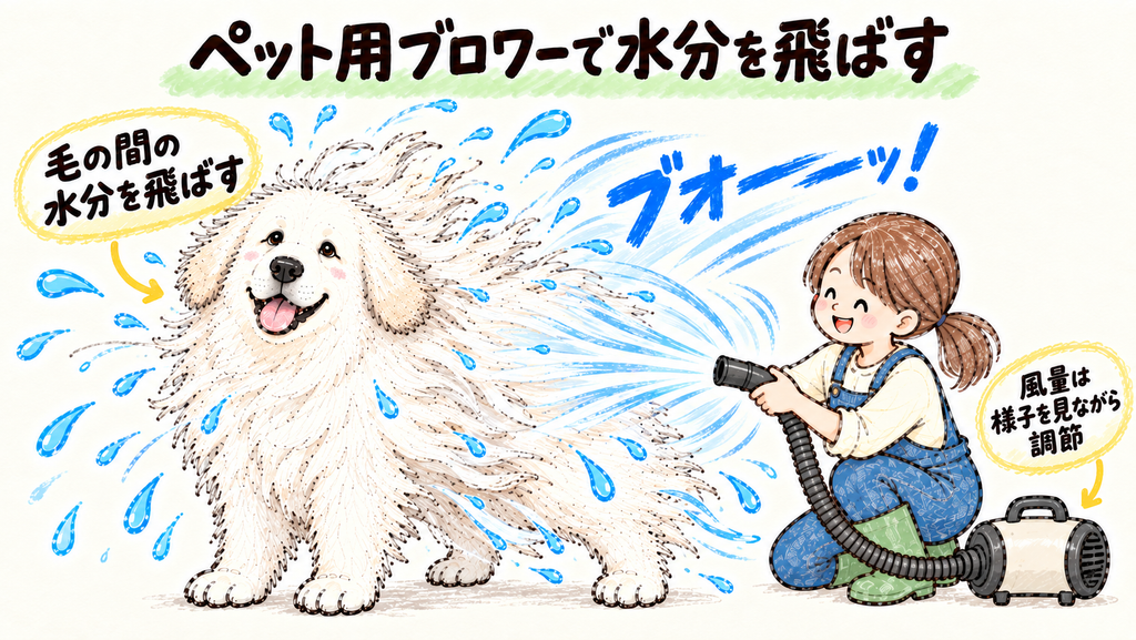 ペット用ブロワー